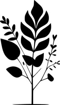 Botanical - Minimalist and Flat Logo - Vector illustration