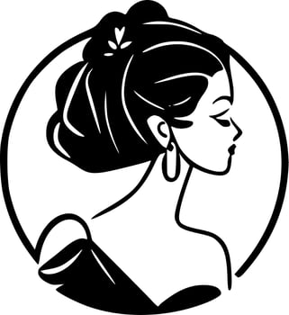 Bridal, Minimalist and Simple Silhouette - Vector illustration