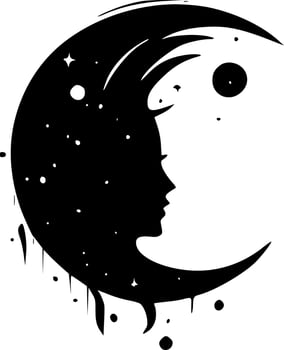Celestial - Minimalist and Flat Logo - Vector illustration