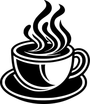 Coffee, Minimalist and Simple Silhouette - Vector illustration