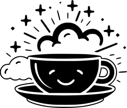 Coffee - Minimalist and Flat Logo - Vector illustration