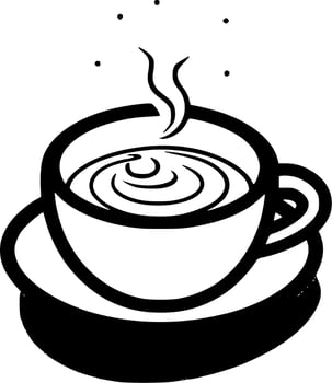 Coffee - Minimalist and Flat Logo - Vector illustration