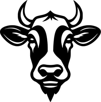 Cow - High Quality Vector Logo - Vector illustration ideal for T-shirt graphic
