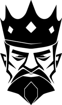 King - High Quality Vector Logo - Vector illustration ideal for T-shirt graphic