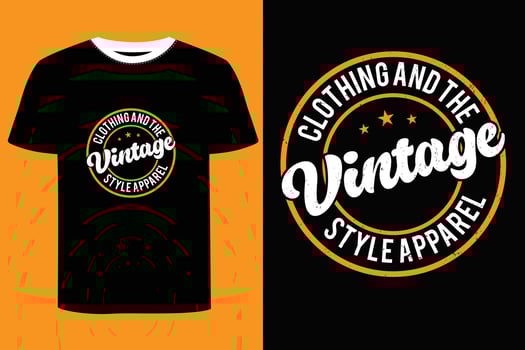 Vintage T-shirt Design. vector