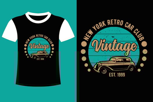 Vintage T-shirt Design. vector