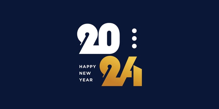 2024 logo design vector with modern creative style