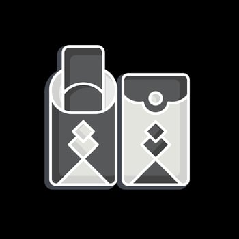 Icon Angpao. related to Chinese New Year symbol. glossy style. simple design editable vector