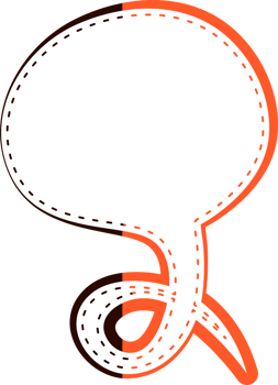 Neon bubble speech label png