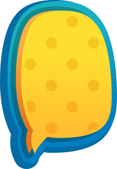 bubble speech label png