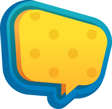 bubble speech label png