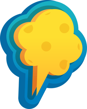 bubble speech label png