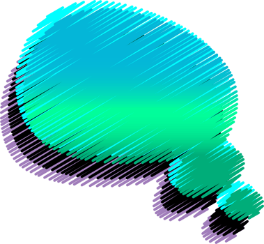 bubble speech label png