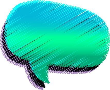 bubble speech label png