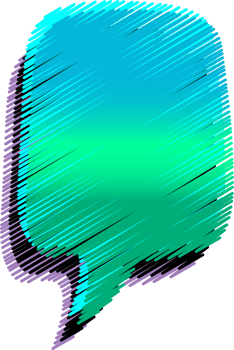 bubble speech label png