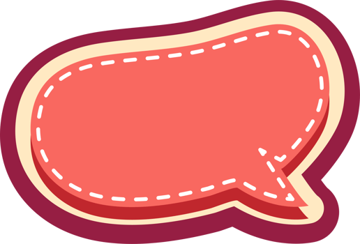 bubble speech label png