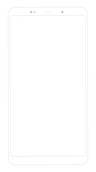 Outline drawing smartphone png