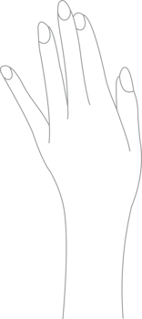 Hand model PNG