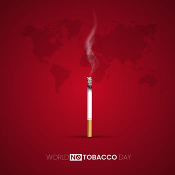 World No Tobacco Day. The Concept Of Quit Smoking Awareness vector