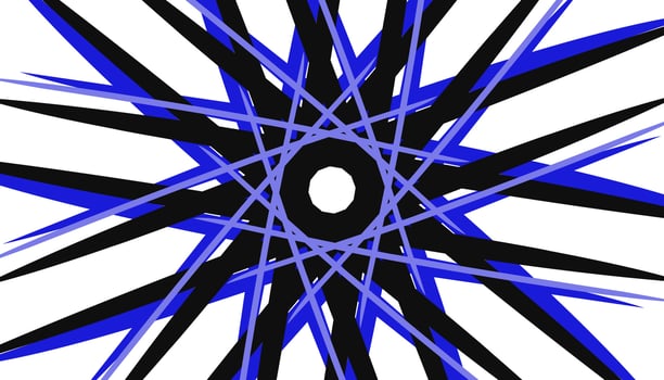 Illustration of an abstract background in blue shades vector