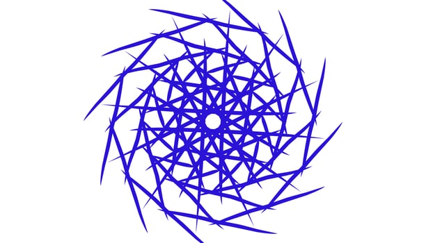 Illustration of an abstract background in blue shades vector