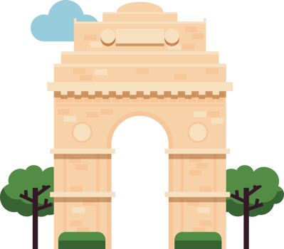 India Gate clipart png