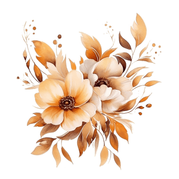 Watercolor Floral Flower Design, Watercolor Flower Arrangements Floral, Watercolor Flower Design, Flower Sublimation Floral Clipart, Wedding Decoration, png