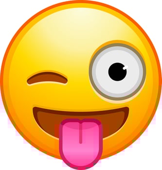 Big set of yellow emoji. Funny emoticons faces with facial expressions. vector