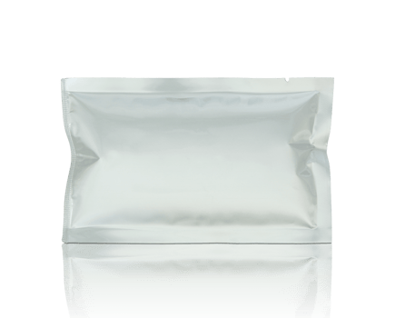 plastic package isolated with reflect floor for mockup png