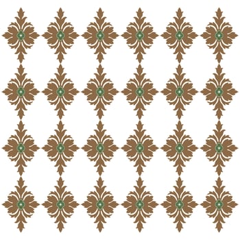 abstract background with classic floral ornament vector