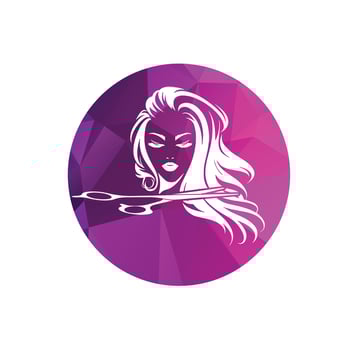 Beauty Hair Salon Logo female fashion logo vector