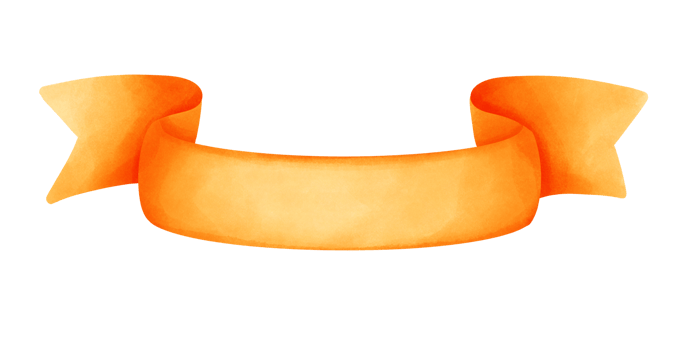 Cute ribbon in watercolor png