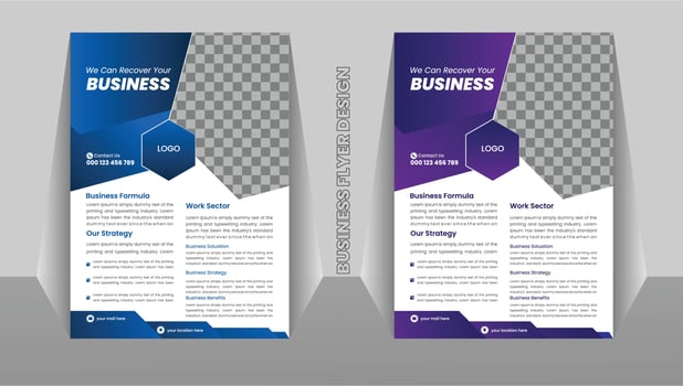 Business Flyer Template Pro Vector design
