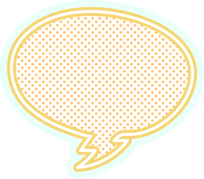 bubble speech label png