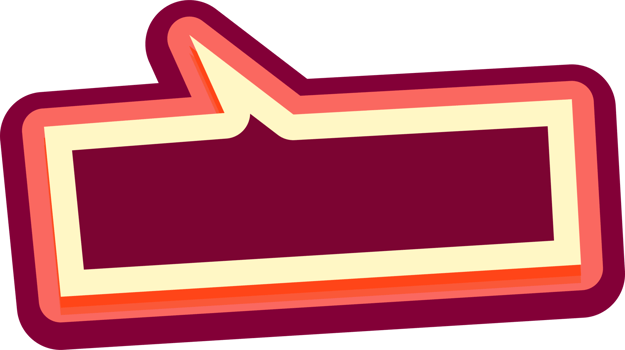 bubble speech label png