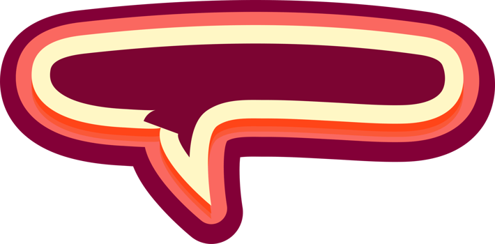 bubble speech label png
