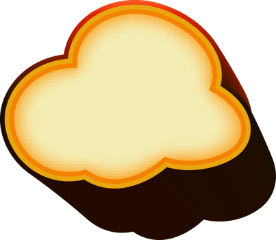 bubble speech label png