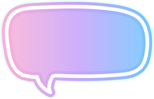 bubble speech label png