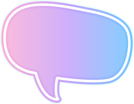 bubble speech label png