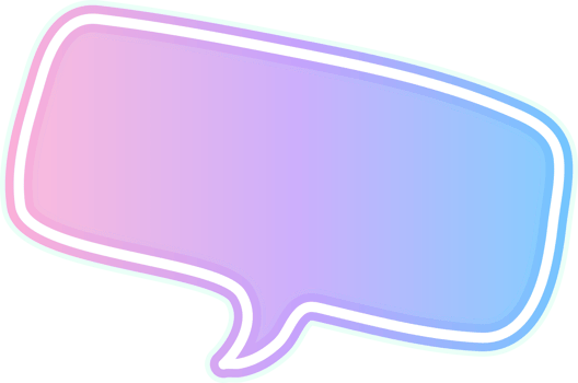 bubble speech label png