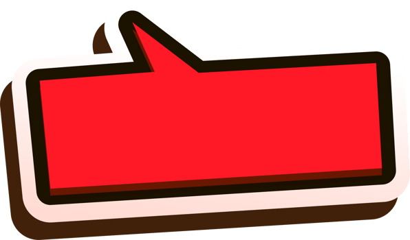 bubble speech label png