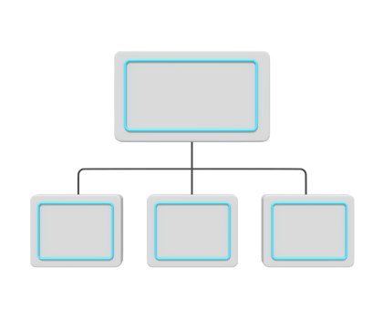 Organizational structure of the company png