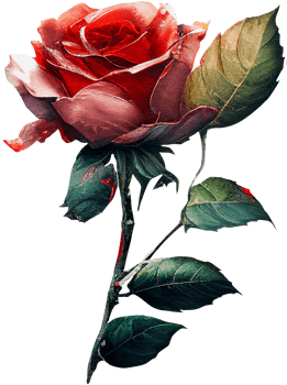 blossom rose watercolor botanical png
