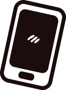 Hand Drawn smart phone in doodle style png