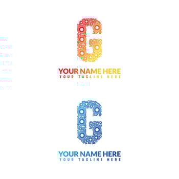 G letter logo or g text logo and g word logo design. vector