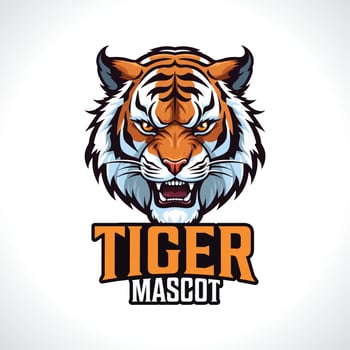 Tiger Mascot Logo Design vector