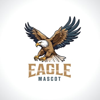 Eagle Mascot Logo Design vector