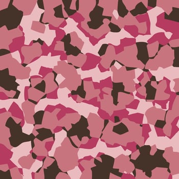 Camouflage abstract background graphic design, camo pink colors pattern seamless vector illustration