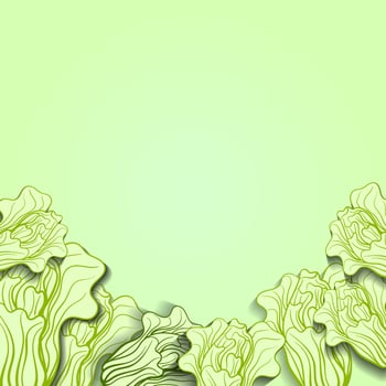 mustard green abstract background vector illustration