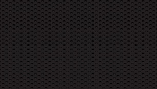 Brushed metal aluminum black, dark metallic pattern flake texture iron, seamless virtual background for online conferences, online transmissions. Abstract design vector illustration Background